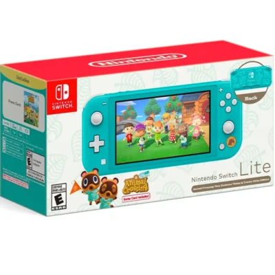 CONSOLA NINTENDO SWITCH LITE ANIMAL CROSSING: NEW HORIZONS TIMMY & TOMMY ALOHA EDITION