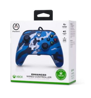 Control Power A Enhanced Wired Controller For Xbox Series X/s  Metallic Blue Camo
