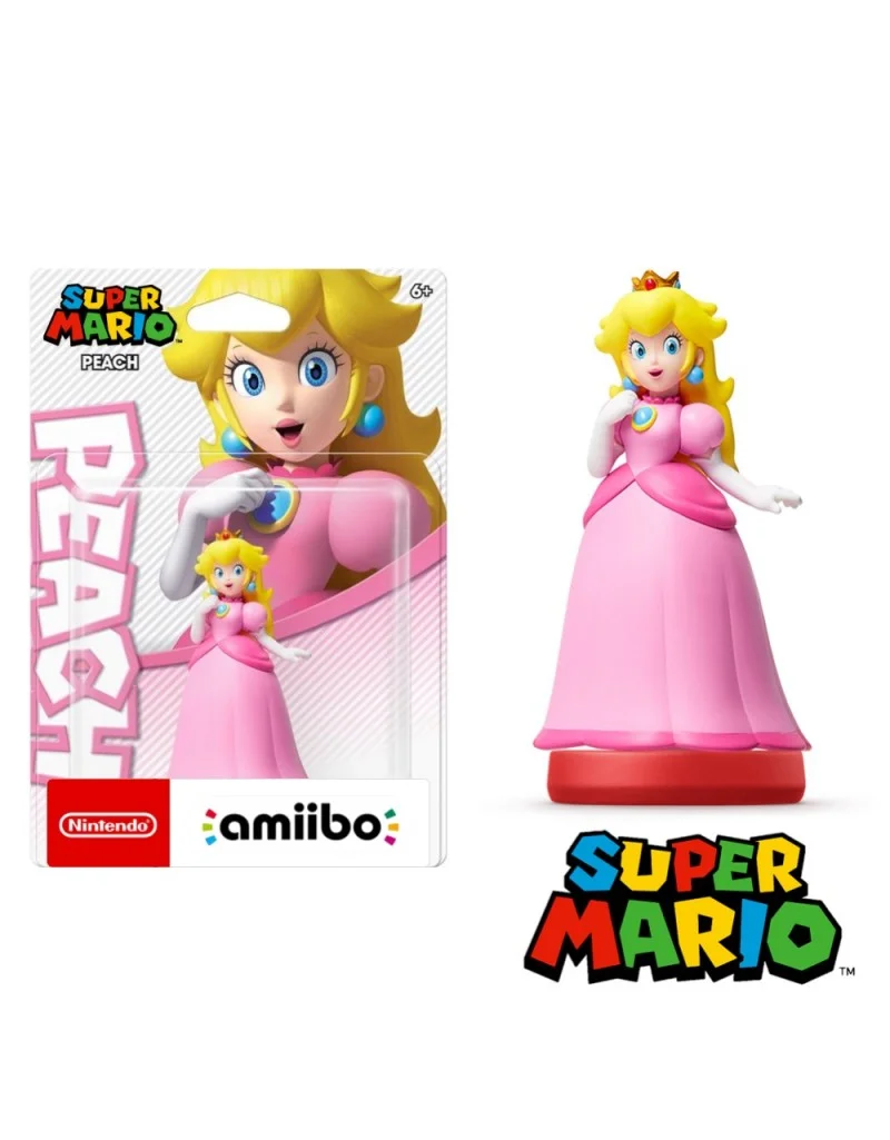 Amiibo Princess Peach Super Mario Nintendo - Imagen 2