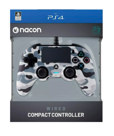 Control Nacon Wired Compact Grey Camo | PS4