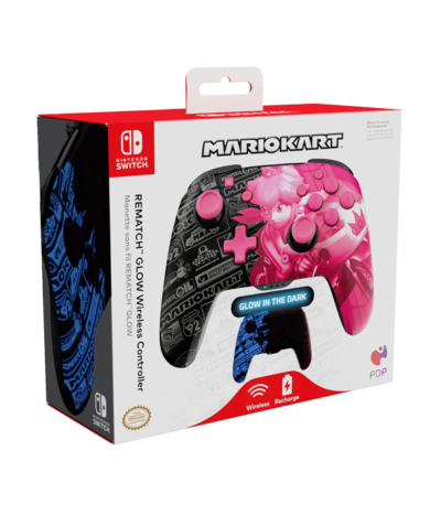 Rematch Glow Wireless Controller - Mario Kart | NSW