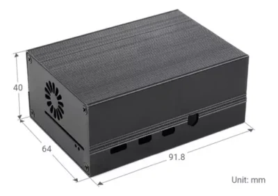 Case De Aluminio Para Raspberry Pi 4,