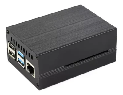 Case De Aluminio Para Raspberry Pi 4, - Imagen 2